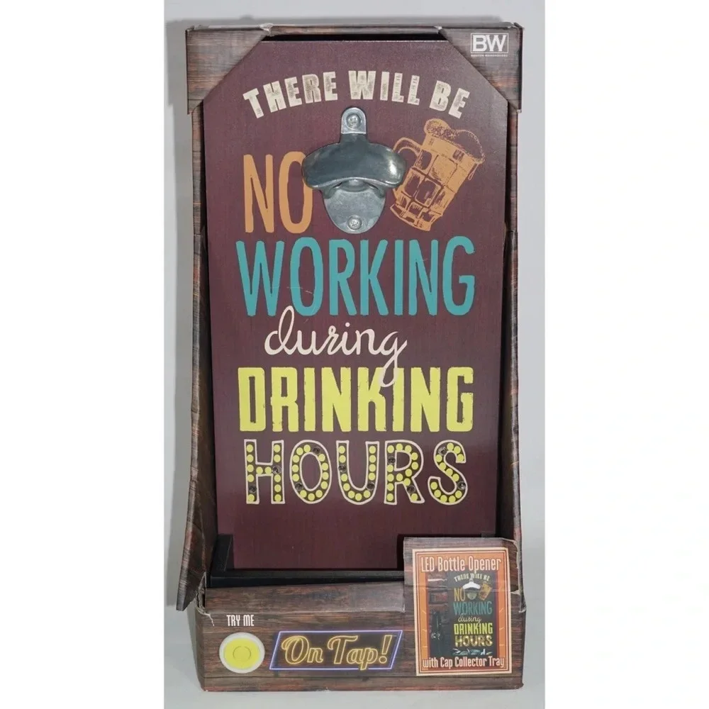 Bottle Opener On Tap LED Wall Mounted Opener